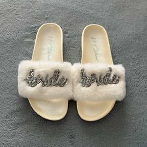 Betsey Johnson Bride slippers